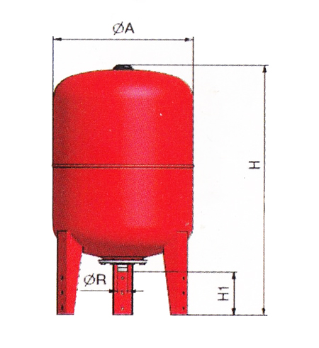 Dimensiuni VVEF 50 - 100 litri