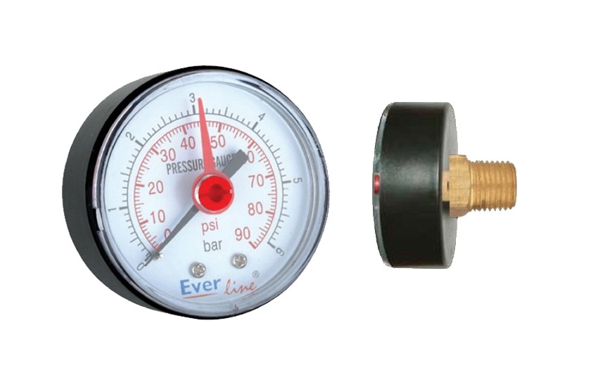 Manometru 6 bar orizontal, Everline - Prompt Service