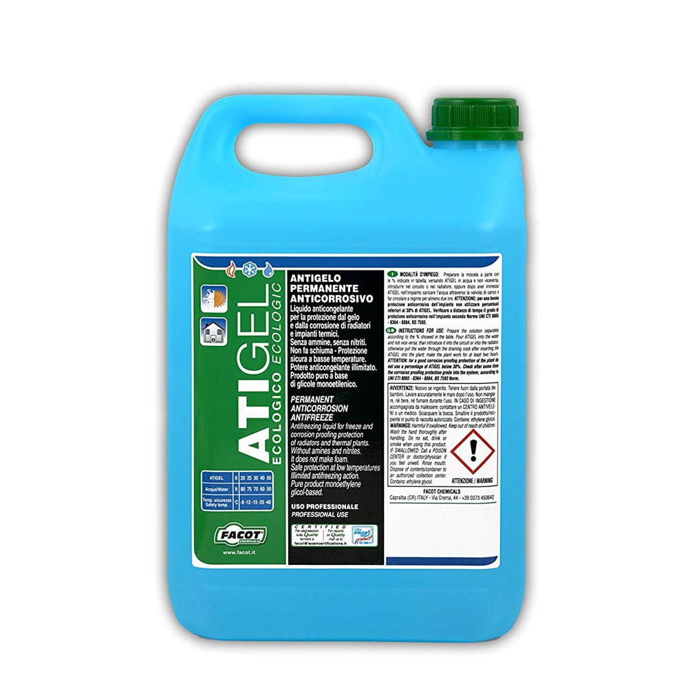 Antigel pentru instalatii termice sau solare Facot ATIGEL 6 Kg - Prompt Service