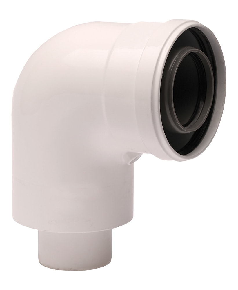 Cot evacuare centrala termica condensare ATI Tip 01, PP/ALL, 60 / 100, WBCUR61001 - Prompt Service