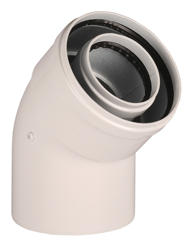 Cot prelungire centrala termica clasica ATI 45 grade, 60 / 100, 2-4610PMF - Prompt Service