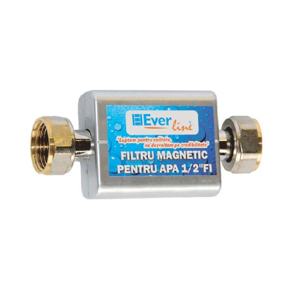 Filtru magnetic Everline 1/2" FI, filtru anticalcar - Prompt Service