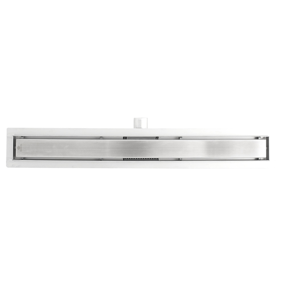 Rigola dus din inox Ermetiq, dimensiuni 800 mm x 70 mm, evacuare centrala - Prompt Service