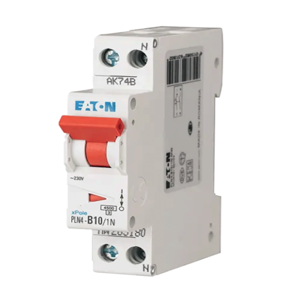 Siguranta automata 10A, 1P+N, 4.5 KA, Eaton, EL0013189