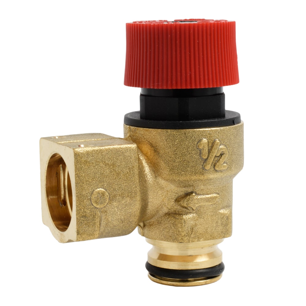 Supapa siguranta Kramer, racord o-ring clipsare cu siguranta 1/2, 3 bar, alama - Prompt Service