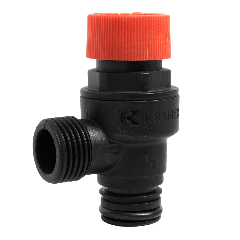 Supapa siguranta Kramer, racord o-ring filet 1/2 FE, 3 bar, compozit - Prompt Service