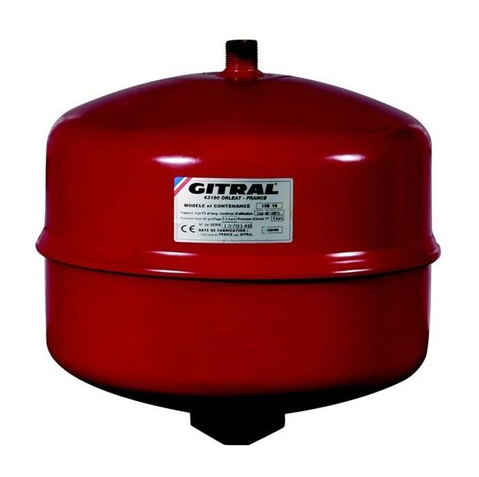 Vas de expansiune 8 litri Gitral MB 8, membrana fixa, 4 bar, incalzire - Prompt Service