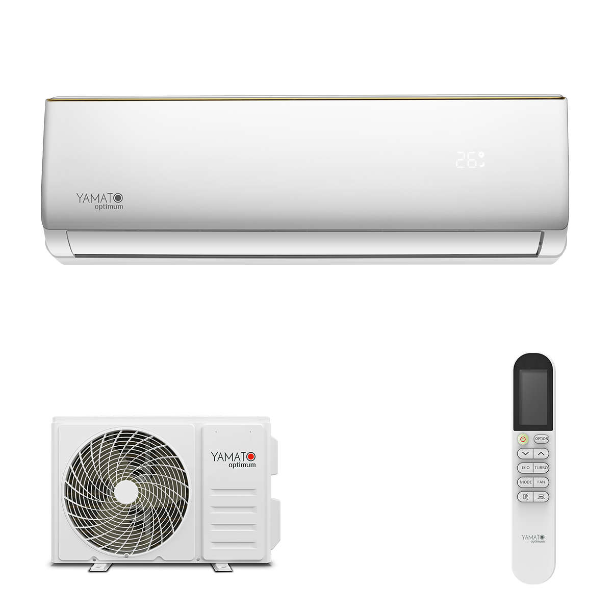 Aparat de aer conditionat Yamato Optimum YW24T2N 24000 BTU, Control WiFi, kit instalare inclus - Prompt Service