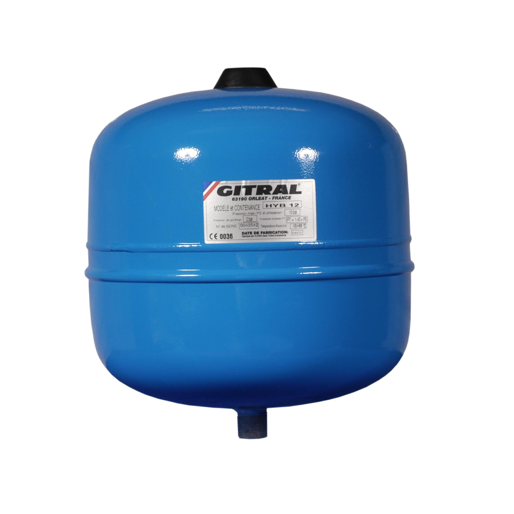 Vas de expansiune 35 litri Gitral HYB35, membrana fixa, 10 bar - Prompt Service