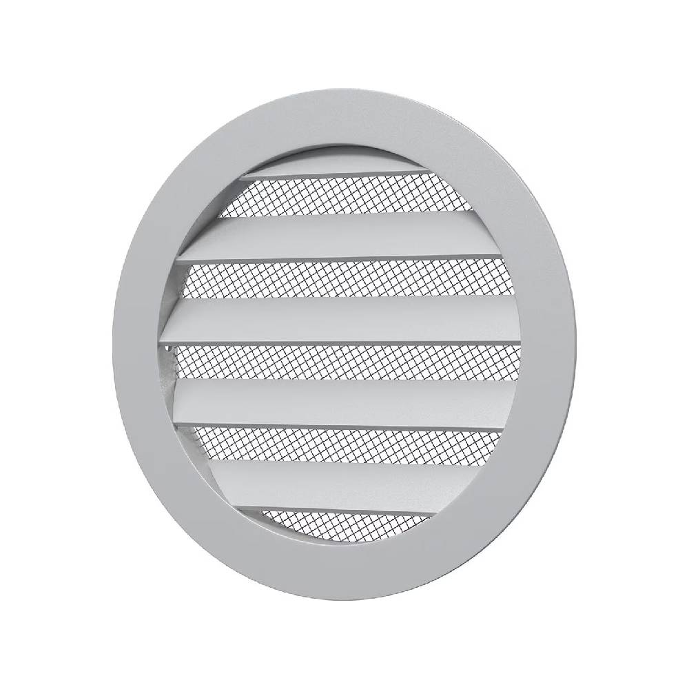 Grila transfer Venteurope 25RKM, aluminiu, rotunda, de exterior D250