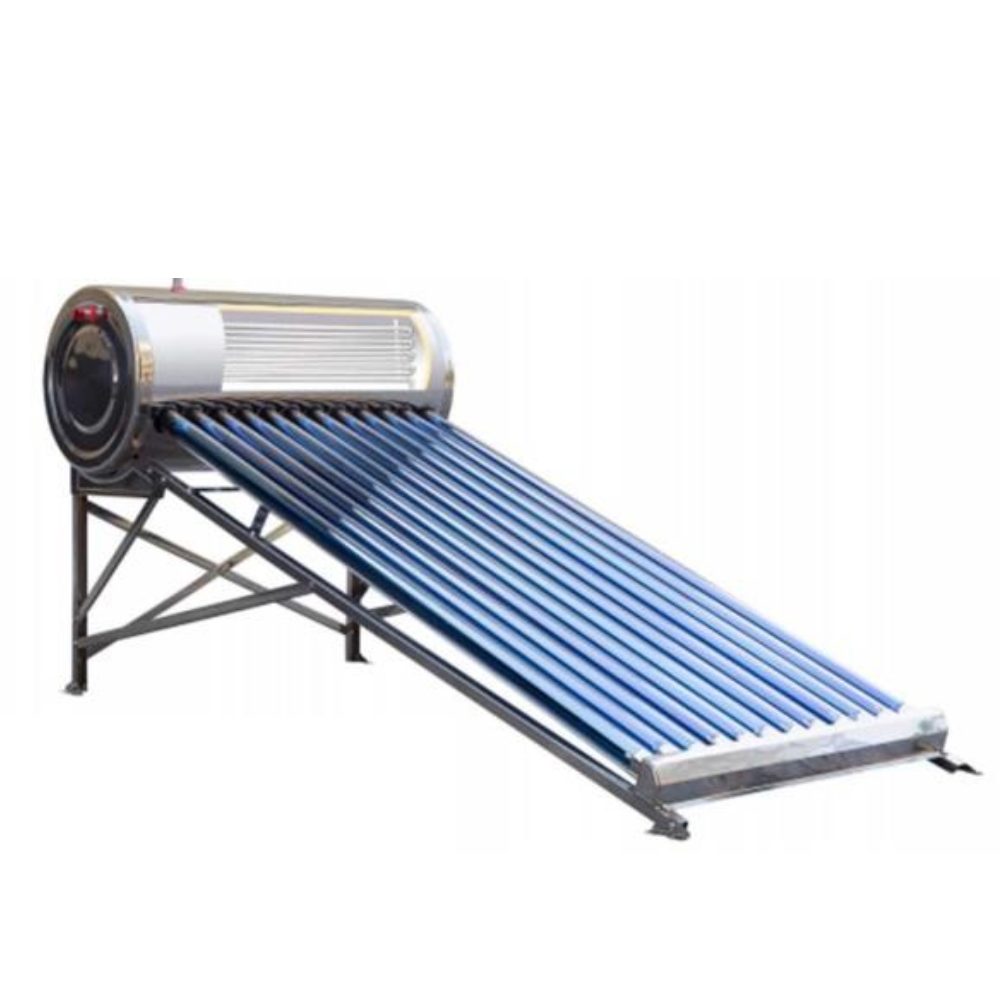 Sistem solar Sontec nepresurizat cu boiler 150L si 18 tuburi vidate, serpentina presurizata din cupru  CNP-H58/1800cu flotor, fara rezistenta