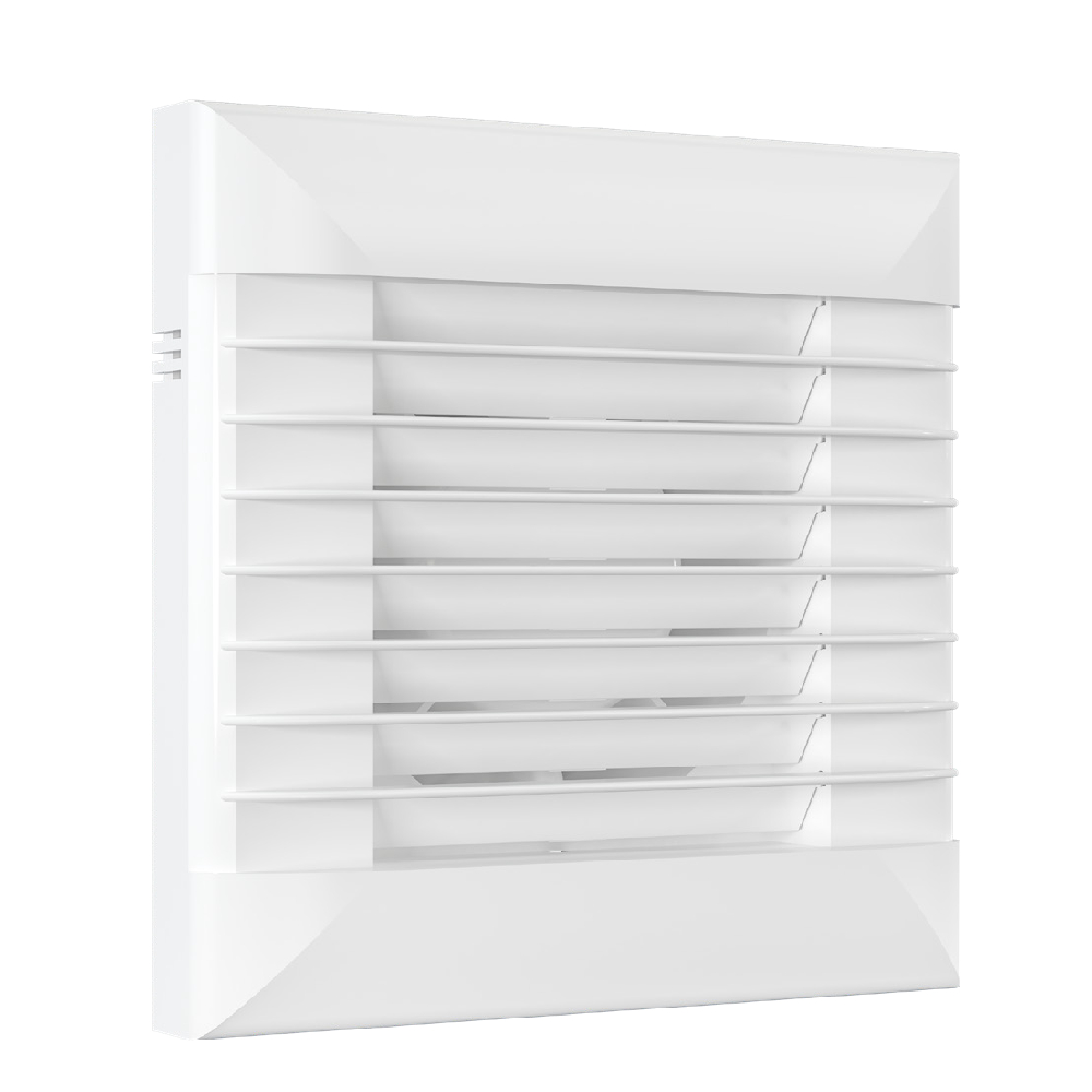 Ventilator casnic Venteurope Auto D125 cu jaluzele automate