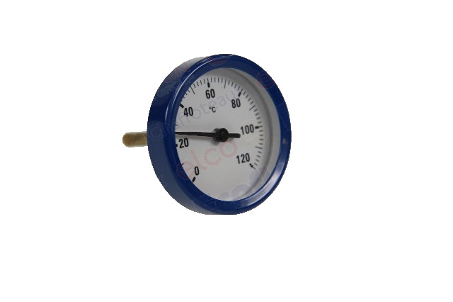 Termometro 0-120gr Blu D50/10-d5x50 pentru aer conditionat Ariston MODUL HIDRAULIC 15X40 RETUR cod piesa 12061904