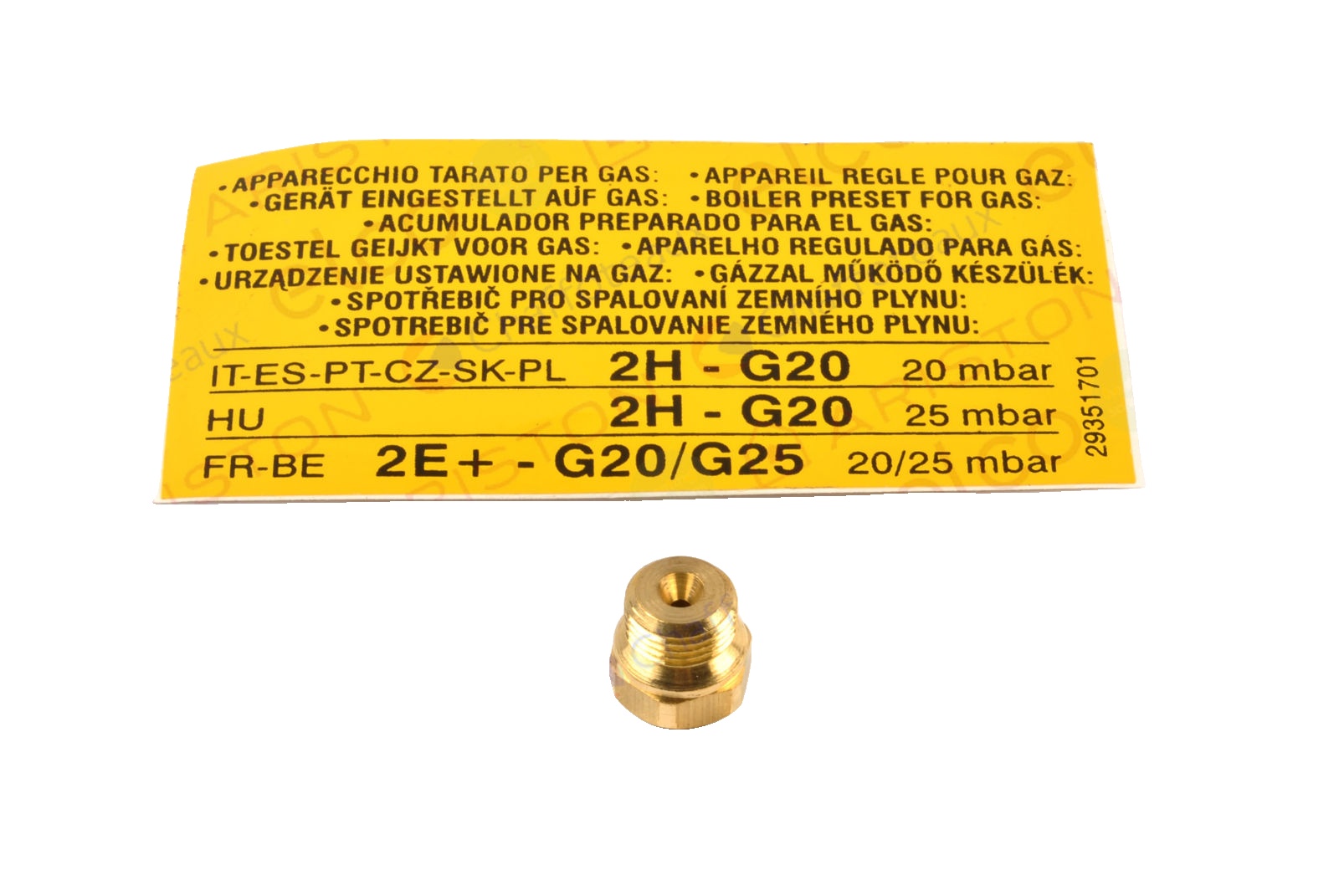 Duza Arzător pentru boiler pe gaz Ariston 150P CA ARISTON/SGA 150 M99 cod piesa 290706