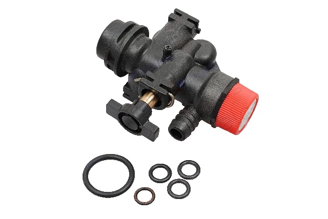 Set Supapă Siguranţă Presiune pentru centrala termica Ariston ELEXIA 20 FF N EXP, ELEXIA COMFORT 24 FF N EXP cod piesa 61400159