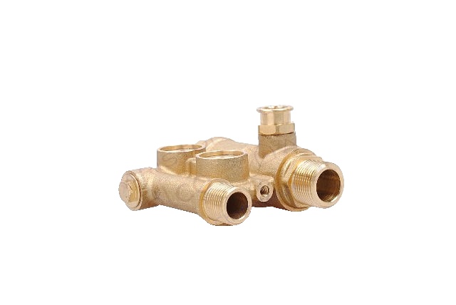 Grup Robinet Manometru pentru boiler pe gaz si centrala termica de pardoseala Ariston MICROGENUS PLUS 24 MFFI cod piesa 65105063