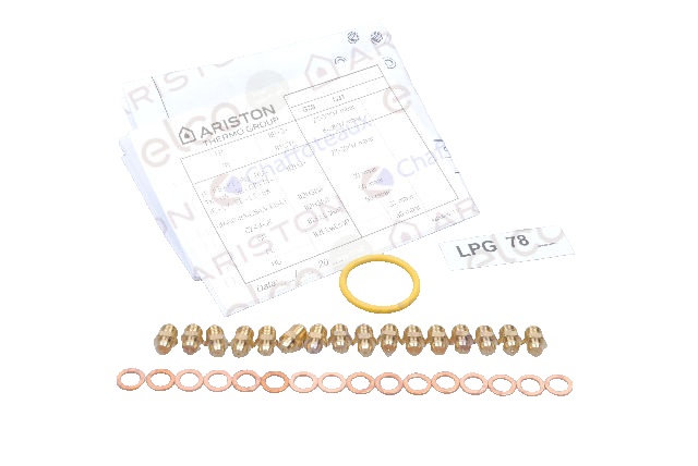 Set Complet Duza Arzător (gpl) pentru centrala termica de pardoseala Ariston CLAS 32 FF SYSTEM NG, CLAS EVO SYSTEM 32 FF cod piesa 65105166