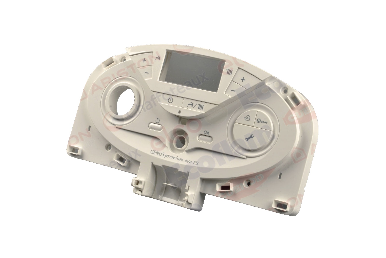 Panou de Control Faţă Complet pentru centrala termica de pardoseala Ariston GENUS PREMIUM EVO FS 18 cod piesa 65114131