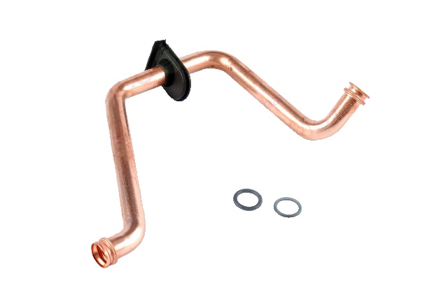 Conductă (retur C.h. - Cu) pentru centrala termica Ariston CARES X 10 FF NG, CLAS X SYSTEM 15 FF NG (RU) cod piesa 65115928