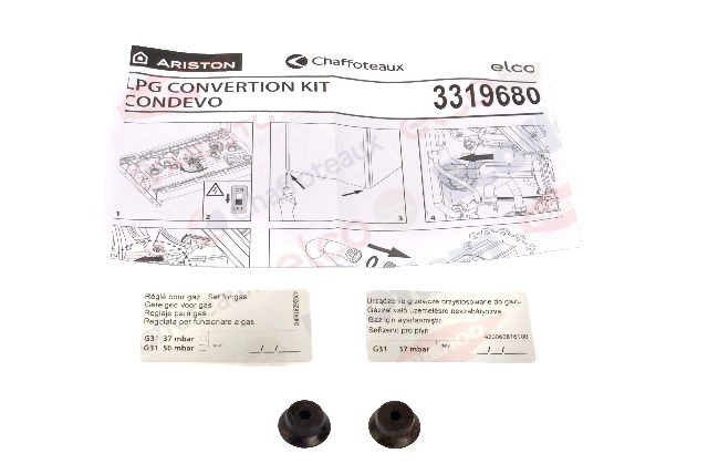 Set Complet Duza Arzător G31 pentru centrala termica Ariston CARES S 24, CARES S SYSTEM 24 cod piesa 65120962