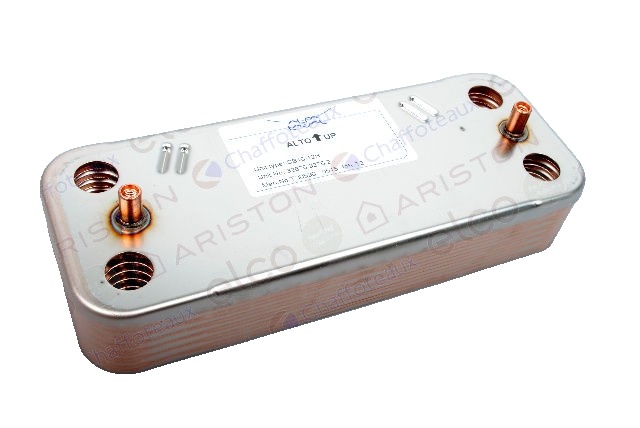 Schimbător Secundar pentru centrala termica Ariston CITY 24 MFFI MET-UNO, TREND 24 MCSI met. cod piesa 995945