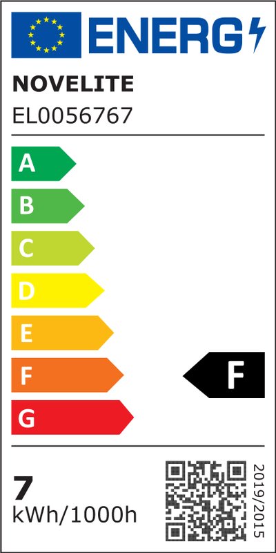 Bec LED 7W E27 A60 6400K Novelite - imagine 2