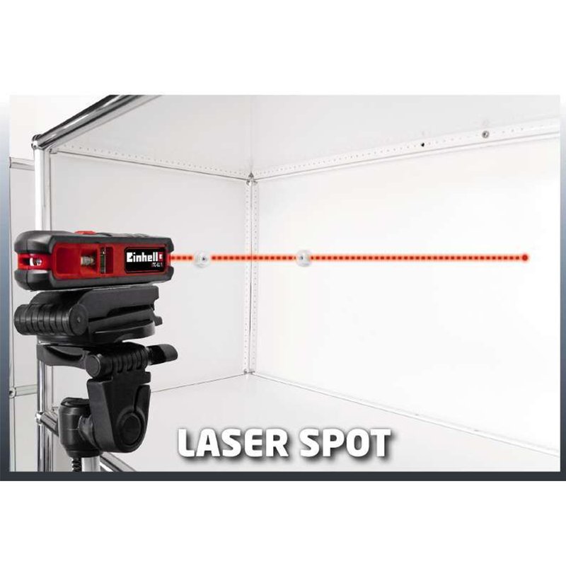 Nivela cu laser, laser linie 5 m, laser punct 20 m, TC-LL 1, Einhell - imagine 2