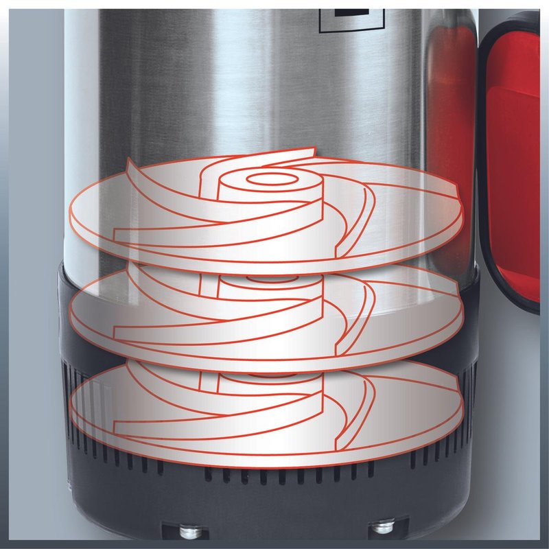 Pompa submersibila de presiune Einhell, 900 W, 6000 L/h, 7 m imersiune, 32 m inaltime - imagine 3