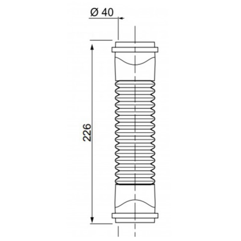 Racord universal, diametru 40mm, Wirquin Magicoude - imagine 2