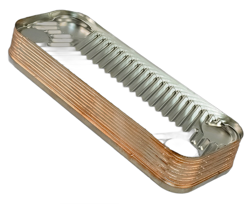 Schimbator apa calda menajera (ACM) pentru centrale termice Ariston Cares 24 kW, cod piesa 65116314 - imagine 2