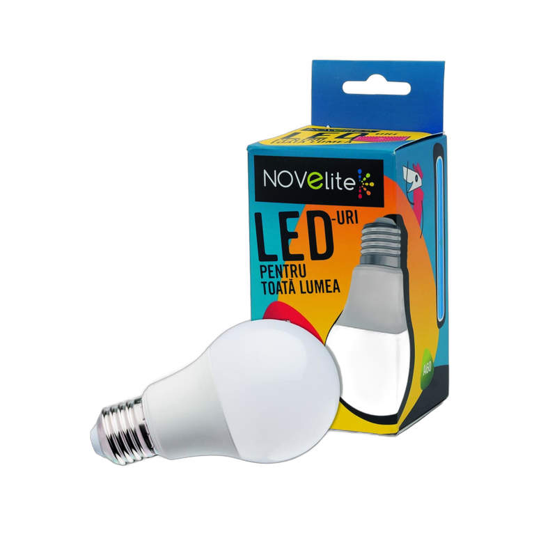 Bec LED 12W A60 E27 3000K Novelite - imagine principală