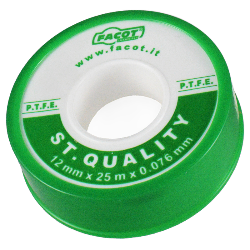 Banda teflon PTFE Facot latime 12 mm, lungime 25 m, grosime 0.076 mm - imagine 2
