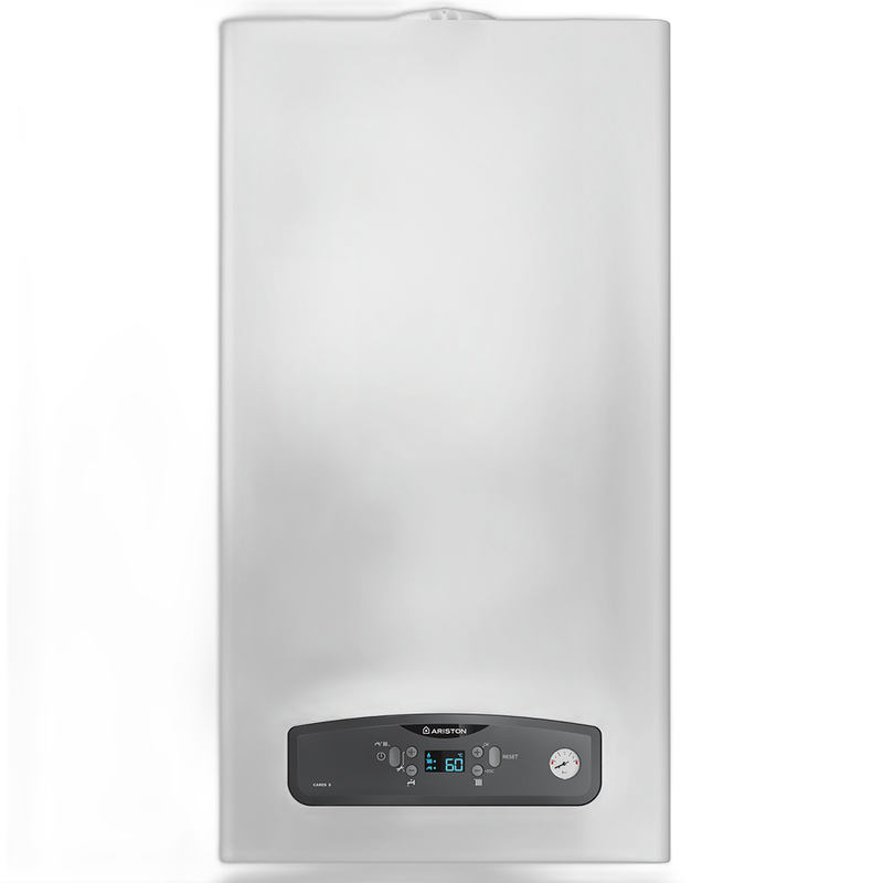Centrala termica pe gaz Ariston Cares S 30, capacitate 30 kW, display LCD, ACM instant, schimbator inox - imagine principală