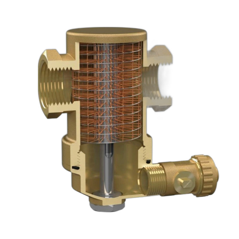 Filtru anti-magnetita anti-namol Reflex Exdirt D 3/4'' M, montaj orizontal - imagine 2