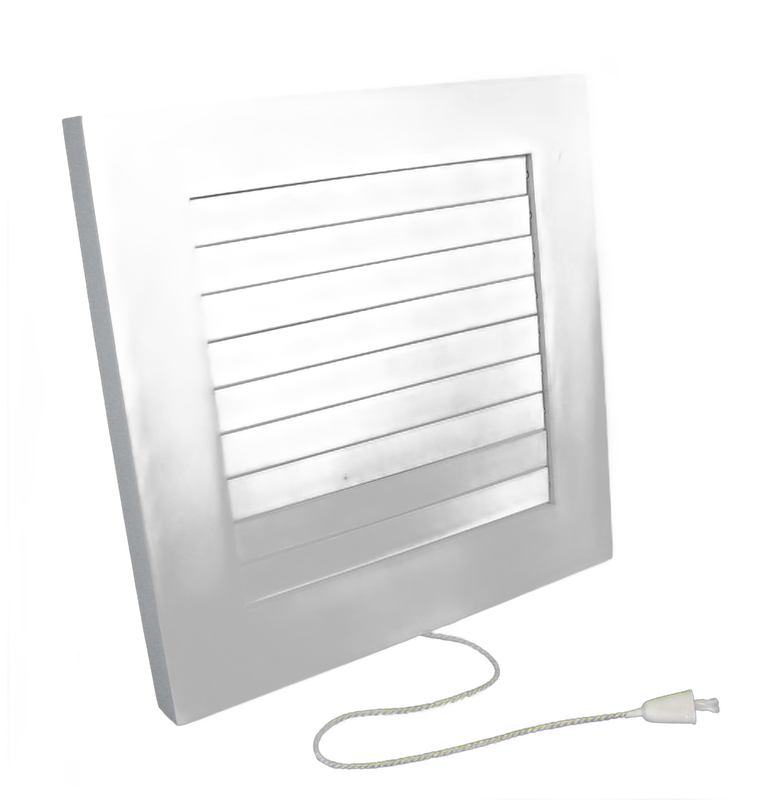 Grila ventilatie rectangulara cu jaluzele fir Dospel IMPERIO 80 - imagine principală