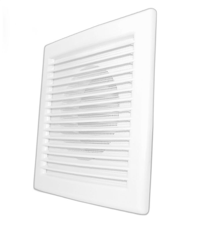 Grila ventilatie rectangulara cu plasa de insecte Dospel DL/150 RW - imagine principală