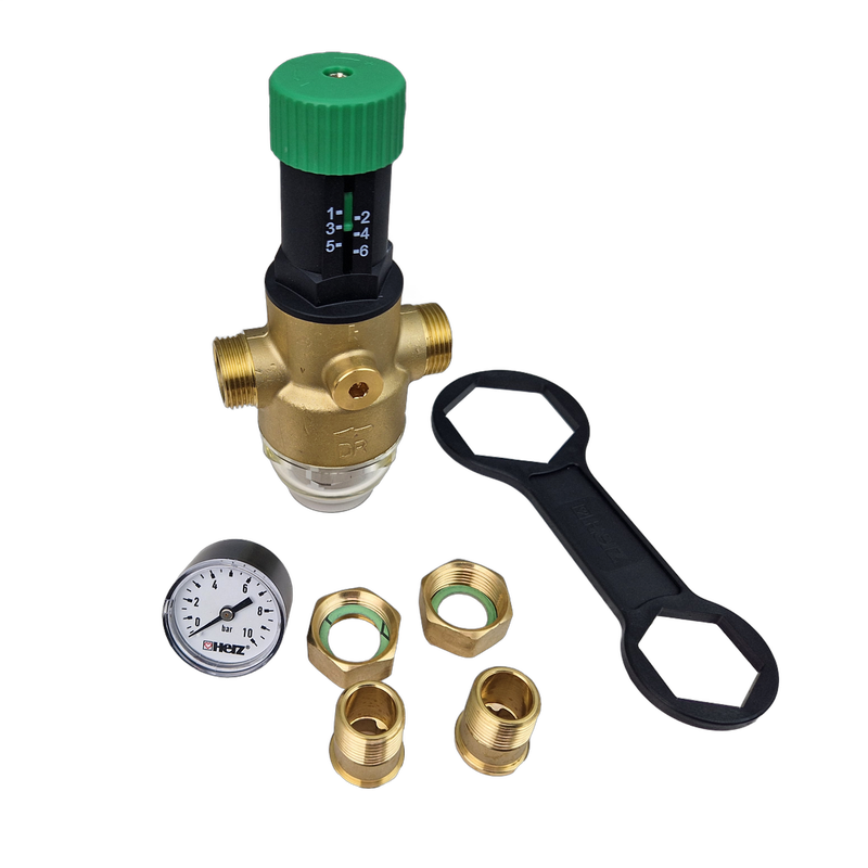 Reductor de presiune apa 1/2 Herz, filtru, manometru - imagine 2