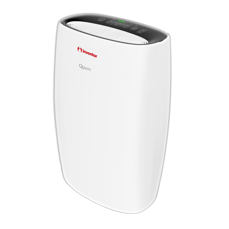 Purificator aer casnic Inventor Quality 300, Filtru Hepa, Ionizator, Indicator calitate aer, Mod Sleep, Alb - imagine 2