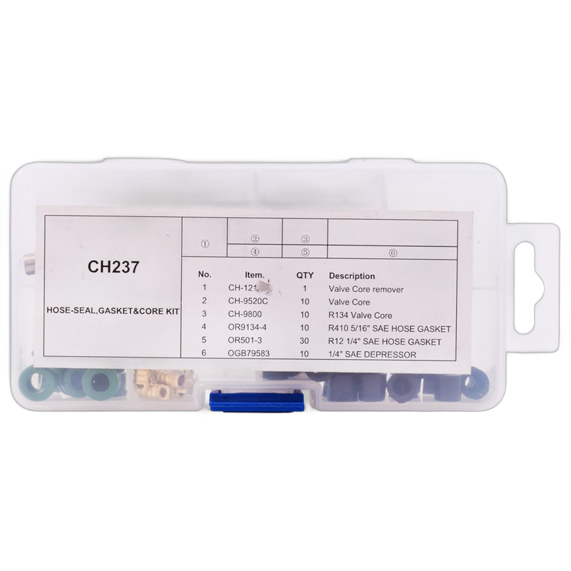 Set garnituri si ventile aer conditionat CH237, freon R134a, R410a si R12 - imagine principală