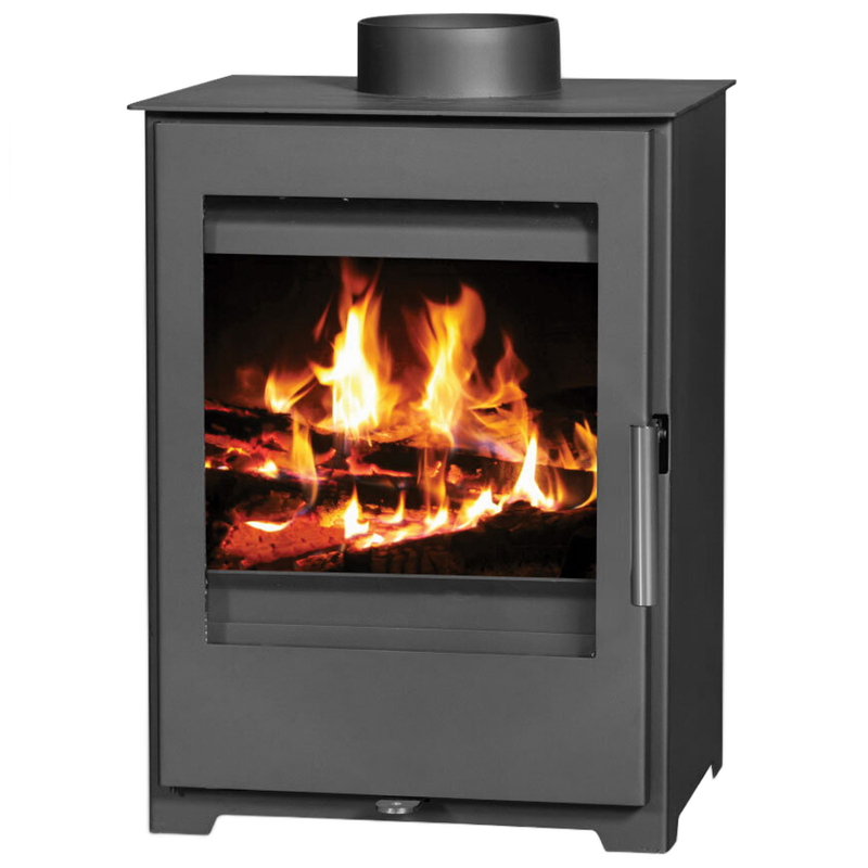 Soba pe lemne Victoria 05 Parma SL, 5 kW, clasa energetica A, dimensiuni compacte, negru - imagine 2