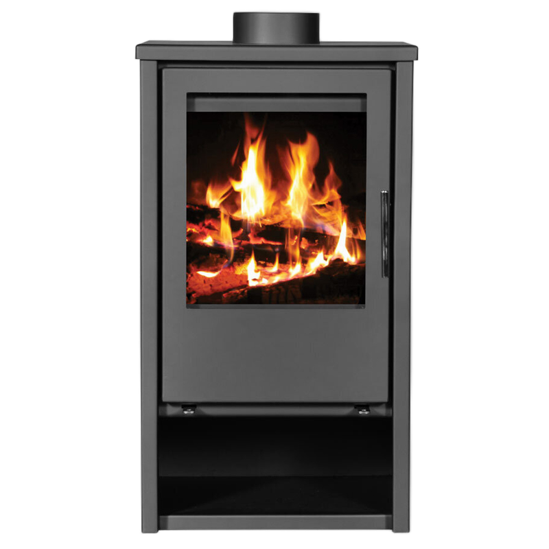 Soba pe lemne Victoria 05 Regina, 9Kw, clasa energetica A+, Gri - imagine 2