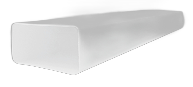 Tubulatura ventilatie rectangulara Dospel 110x55 mm, lungime 1 m - imagine principală