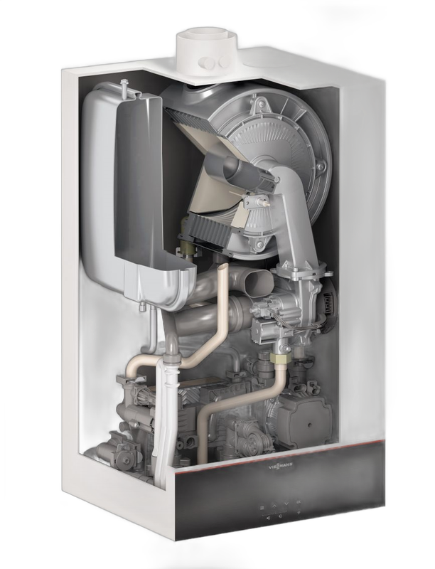 Centrala termica in condensare Viessmann Vitodens 100-W incalzire si apa calda menajera, 32 kW - imagine 3