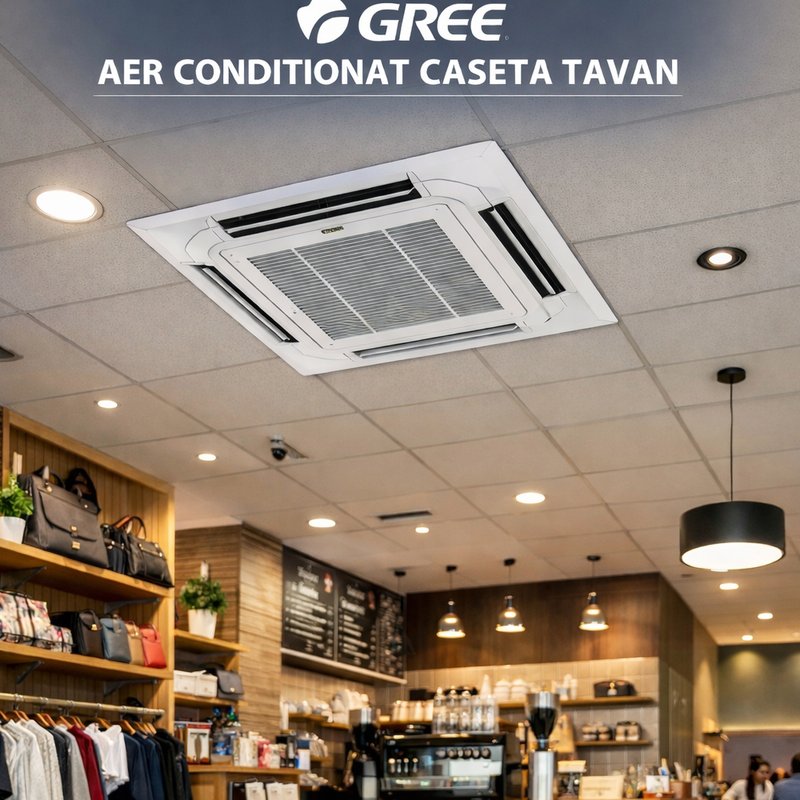 Aer conditionat tip caseta Gree GUD160T1/A-S - GUD160W1/NhA-X, 55000 BTU