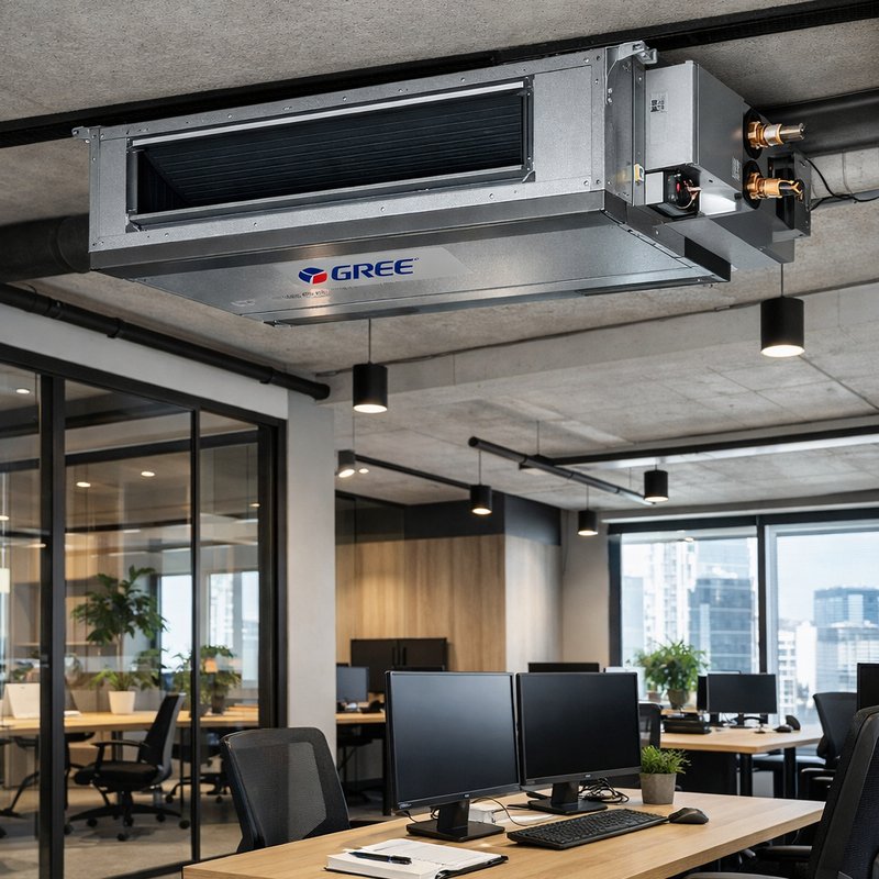 Aer conditionat tip duct, trifazat, Gree GUD125PHS1/A-S-GUD125W1/NhA-X, 42000 BTU