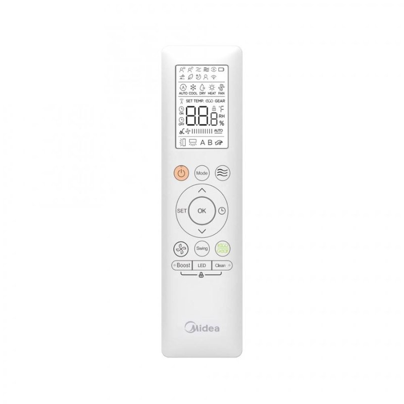 Aparat de aer conditionat Midea Breezeless E 18000 BTU, A++, CB1-18HRFN8-I/ MX3-18RD1-CB , model 2026-Midea-Breezeless-telecomanda